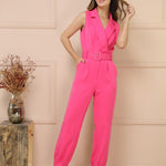 Macacão Feminino de Alfaiataria com Cinto