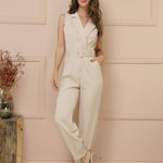 Macacão Feminino de Alfaiataria com Cinto