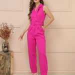 Macacão Feminino de Alfaiataria com Cinto