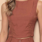 Conjunto de Alfaiataria com Regata Estruturada e Calça Reta