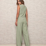 Conjunto de Alfaiataria com Regata Estruturada e Calça Reta