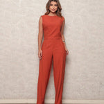 Conjunto de Alfaiataria com Regata Estruturada e Calça Reta